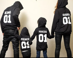 KING, Queen, Princess, and Prince Family Matching Sweatshirts
