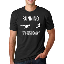 Funny Dinosaur to Motivate Runners T-Shirt