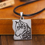 Cute Wolf Pendant Necklaces for Couple