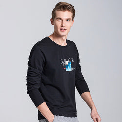 Back Camp - Men's Casual Long Sleeve T Shirts