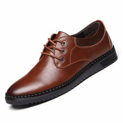 Man's Classic Leather Shoes - Premium Handmade