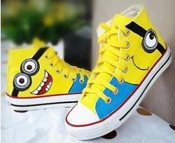Minions Hand-Painted Shoes for Man & Woman