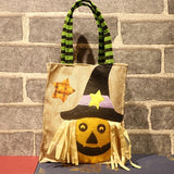 Halloween Decoration Linen Carrier Bag
