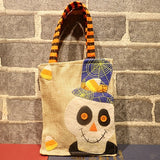 Halloween Decoration Linen Carrier Bag