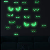 18Pcs/set Glowing In The Dark Eyes Wall Glass Sticker
