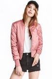 Woman's Solid Bomber Jacket