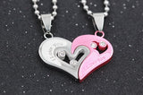 "I Love You" Heart Love Necklaces for Couples