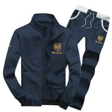 Men's Casual Slim Tracksuit Set