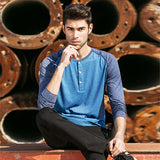 Men's Casual Long Sleeve T Shirt with O Neck
