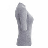 Woman's Skinny Turtleneck Sweater
