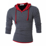 New Men's Solid Hoodies Fashion