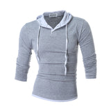 New Men's Solid Hoodies Fashion