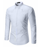 Simple Solid Men's Shirt
