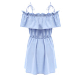 Women's Off Shoulder Dresses with Spaghetti Strap