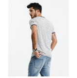 Man's Stripped Casual T-Shirt (100% Pure Cotton)