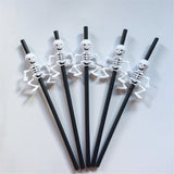 5Pc Halloween Pumpkin Straw